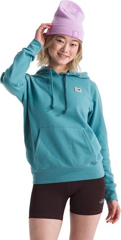 THE NORTH FACE Womens Heritage Patch Pullover Hoodie, S, Khaki Stone in Saudi Arabia