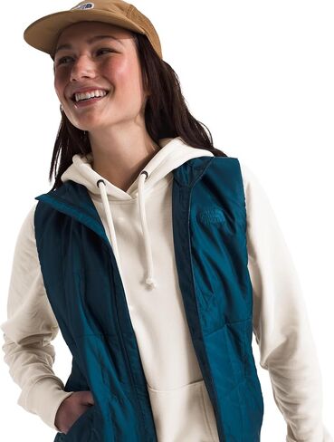 THE NORTH FACE Womens Heritage Patch Pullover Hoodie, S, Khaki Stone in Saudi Arabia