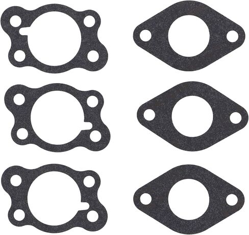 6 PCS Carburetor Gasket Compatible with EZGO Gas Golf Cart 295cc 350cc 4-Cycle Robin Engine Marathon Medalist TXT Freedom ST Sport ST350 MPT Workhorse 800 875 1200 Club Clays Car Shuttle Series in Saudi Arabia