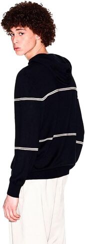 Armani Exchange Men LS Stripe Pullover Hoody in Saudi Arabia