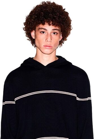Armani Exchange Men LS Stripe Pullover Hoody in Saudi Arabia