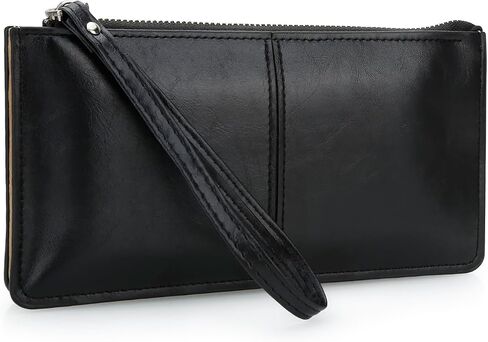 DOB SECHS Small Leather Wristlet Purses for Women Women's Clutch Handbags Wallet Cell Phone Purse Pouch Bags with Card Slots in Saudi Arabia