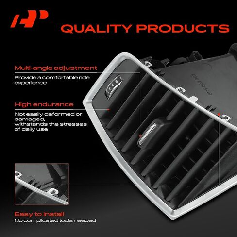 A-Premium Dashboard Air Vent Dash لوحة متوافقة مع Audi Q5 2010-2016 ، SQ5 2014-2017 ، الجانب الأيمن ، الأسود in Saudi Arabia