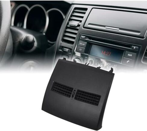 مجموعة لوحة مخرجات A/C Air Vent Vent Air Front Front Air Air Fatlet متوافقة مع Nissan Versa Tiida 2004-2011 استبدال 68414-EL00A in Kuwait