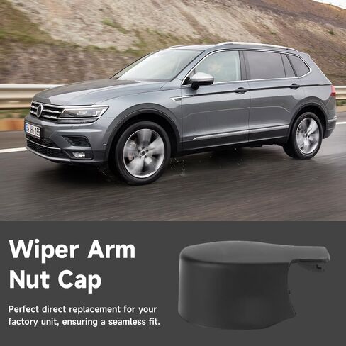 غطاء غطاء الجوز للزجاج الأمامي الممتاز للزجاج الأمامي لـ VW Tiguan 2018-2022 / Golf 2010-2021 / Golf R 2012-2019 For Seat Leon 2012-2017 / Fabia 2014-2018 | البلاستيك المقاوم للطقس | يحل محل 5K6955435 in Kuwait