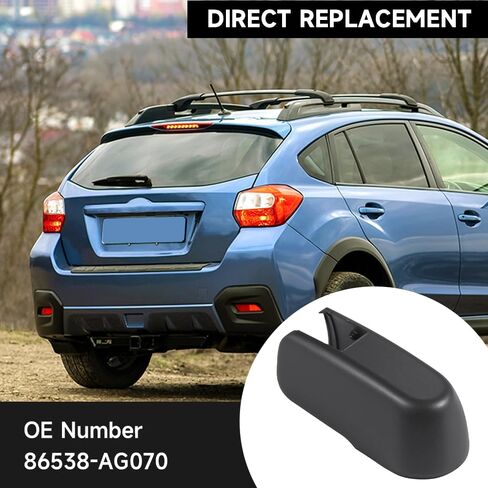 غطاء غطاء الجوز للزجاج الخلفي الممتاز للزجاج الأمامي لـ Subaru Forester 2010-2023 / Crosstrek Hybrid 2019-2023 / Impreza 2.5L 2006-2014 | البلاستيك المقاوم للطقس | يحل محل 86538-AG070 / 86538AG070 in Kuwait