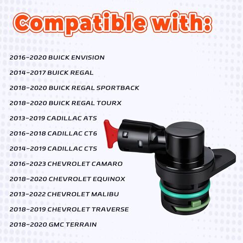 Genuine OEM 12637666 PCV Valve Fit for 2015-2023 GMC Yukon Yukon XL Express 2500 3500 4500 | استبدال صمام التهوية Drank Daserase | ملاءمة مباشرة وعالية الأداء in Kuwait