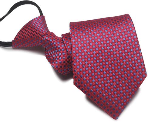 Ties for men 8cm lazy zipper tie 7cm business formal work tie Fashion Mens Meeting Wedding Daily Wear Cravat in Kuwait