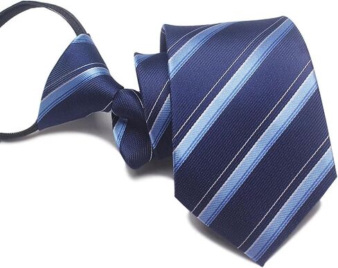 Ties for men 8cm lazy zipper tie 7cm business formal work tie Fashion Mens Meeting Wedding Daily Wear Cravat in Kuwait