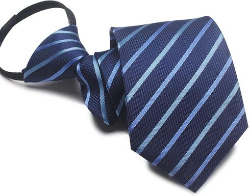 Ties for men 8cm lazy zipper tie 7cm business formal work tie Fashion Mens Meeting Wedding Daily Wear Cravat in Kuwait