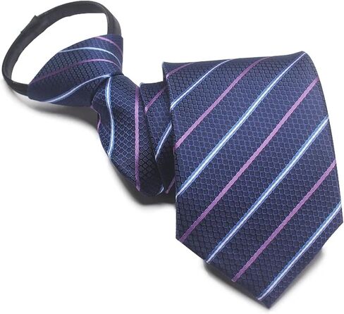Ties for men 8cm lazy zipper tie 7cm business formal work tie Fashion Mens Meeting Wedding Daily Wear Cravat in Kuwait