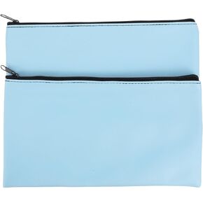 2PCS Bank Zipper Cash Organizer Pouches for Enversts Money استخدام الأعمال in Saudi Arabia