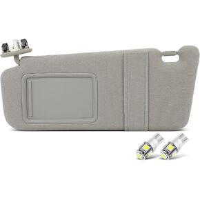 SCITOO Left Driver Side Sun Visor Assembly fit for Toyota 4Runner 2004-2008 Without Sunroof (Gray) in Kuwait