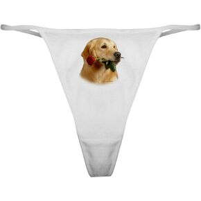 CafePress Golden Retriever (Male) and Red Classic Thong Underwear, Womens Panties in Saudi Arabia