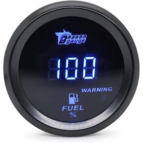 أداة السيارة ، Universal 2inch 52mm 52mm 52mm Digital Display Level Car Gauge 240-33 Ohms LED/Red LED 12V in Kuwait