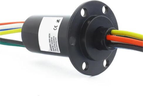 1PC 6 Channels Compact Slip Ring 30A Mini Slip Ring 6 Wires Rotary Joint Electric Conductive Slipring Connector OD 30mm in Saudi Arabia
