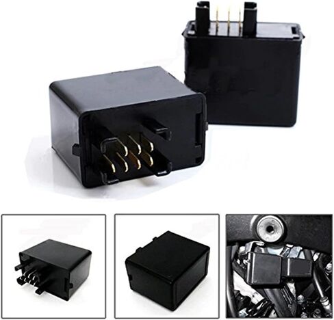 7 PIN Flasher Idue Relay متوافق مع حل LEDS محلول فلاش وضوح عالية كما هو موضح في الصورة in Saudi Arabia