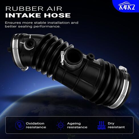 17228-5A2-A00 أنبوب خرطوم انتشار الهواء المنظف للهواء لعام 2013-2017 هوندا أكورد 2.4L استبدال# 172285A2A00 ، 696-050 in Saudi Arabia