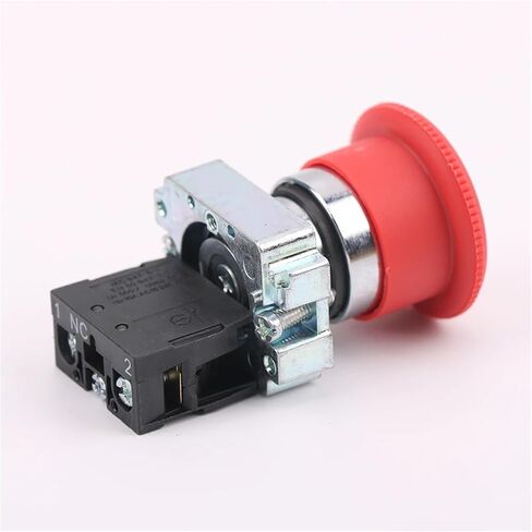 1PCS Elevator Emergency Stop Switch Press Emergency Stop in Red Normally Closed Contact NC Single Contact in Saudi Arabia