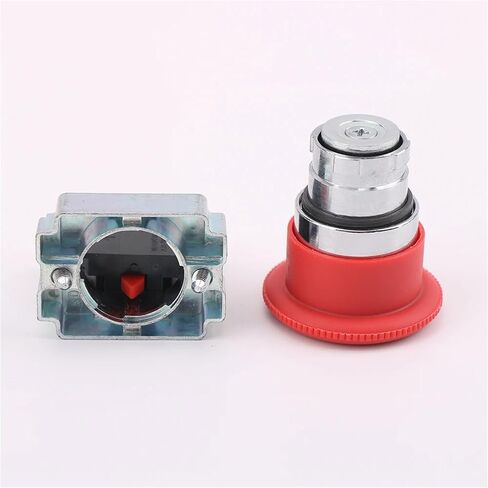 1PCS Elevator Emergency Stop Switch Press Emergency Stop in Red Normally Closed Contact NC Single Contact in Saudi Arabia