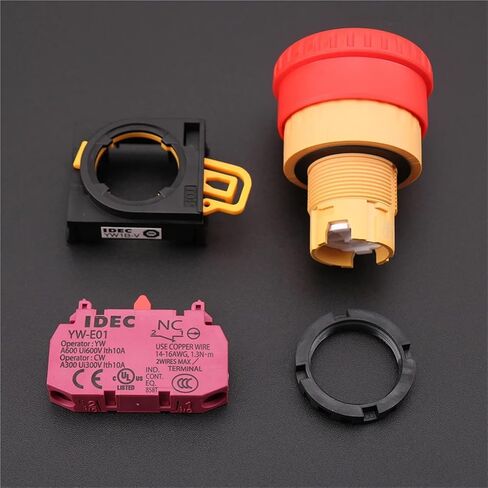 1pcs Applicable to Elevator Emergency Stop Button Switch YW-E01 YW-E10 YW1B-V Contact Normally Open Normally Closed(Type D) in Saudi Arabia