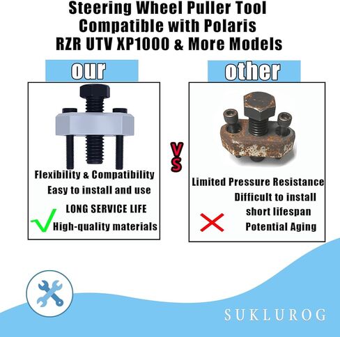 XP1000 أداة مسجلة عجلة القيادة الثقيلة متوافقة مع Polaris RZR UTV XP/XP4 1000 2014-2025/RZR 900 TRAIL 2015-2020/RZR ومزيد من الطرز in Kuwait