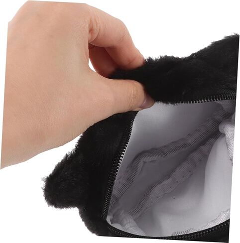 Adorable Cat Plush Coin Purse Kawaii Change Wallet for Boys Travel Friendly Pouch for Keys Lipstick Daily Essentials Soft Sturdy for Makeup Stationery Organization in Saudi Arabia