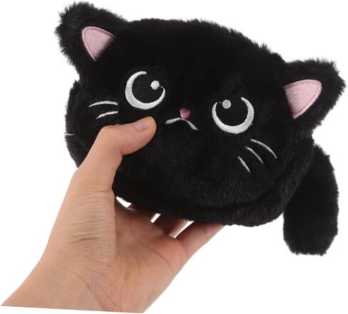Adorable Cat Plush Coin Purse Kawaii Change Wallet for Boys Travel Friendly Pouch for Keys Lipstick Daily Essentials Soft Sturdy for Makeup Stationery Organization in Saudi Arabia