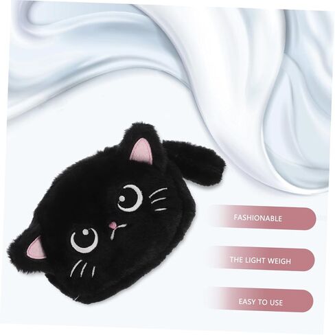 Adorable Cat Plush Coin Purse Kawaii Change Wallet for Boys Travel Friendly Pouch for Keys Lipstick Daily Essentials Soft Sturdy for Makeup Stationery Organization in Saudi Arabia