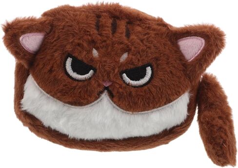 Adorable Cat Plush Coin Purse Kawaii Change Wallet for Boys Travel Friendly Pouch for Keys Lipstick Daily Essentials Soft Sturdy for Makeup Stationery Organization in Saudi Arabia
