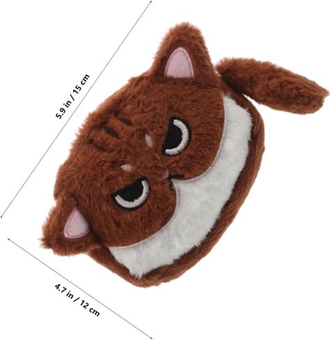 Adorable Cat Plush Coin Purse Kawaii Change Wallet for Boys Travel Friendly Pouch for Keys Lipstick Daily Essentials Soft Sturdy for Makeup Stationery Organization in Saudi Arabia
