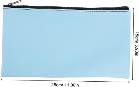 2pcs Leather Money Bags Zipper Driver Cash Pouches Bank Deposit Pouches for Money Storage in Saudi Arabia