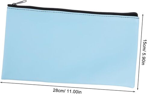 2PCS Money Bag Bag Pu Cash Class Enport Pouch Zipper Money Lage Closure Secure in Kuwait