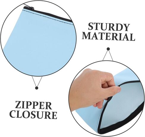 2PCS Money Bag Bag Pu Cash Class Enport Pouch Zipper Money Lage Closure Secure in Kuwait