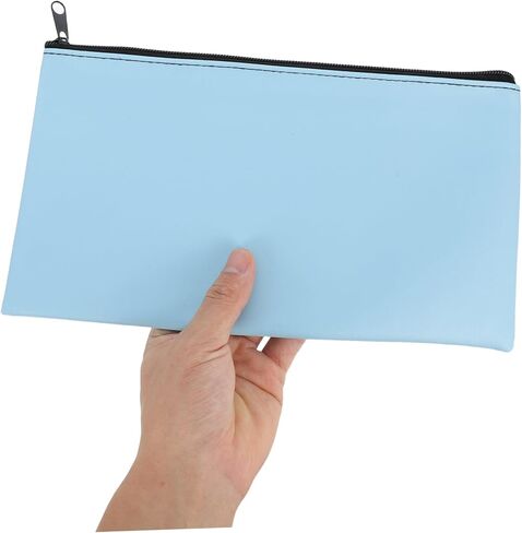 2PCS Money Bag Bag Pu Cash Class Enport Pouch Zipper Money Lage Closure Secure in Kuwait