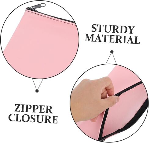 2PCS الودائع المصرفية حقيبة Zipper Cash Bag حقيبة كبيرة من منظم محفظة محفظة PU الجلود للأعمال الشخصية in Kuwait