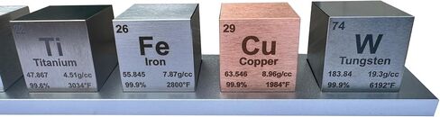 Tungsten 1" Metal Density Cube - 99.9% Pure Element for Chemistry - Periodic Table Design Educational Scientific Elemental Specimen in Saudi Arabia
