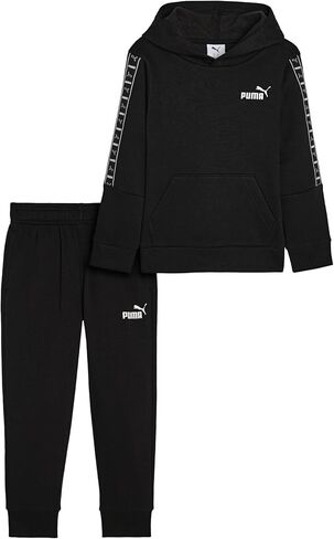 PUMA Boys 2 Piece Long Sleeve Fleece Pullover and Jogger Set, Relaxed Fit in Saudi Arabia
