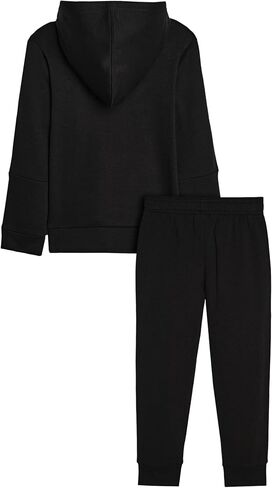 PUMA Boys 2 Piece Long Sleeve Fleece Pullover and Jogger Set, Relaxed Fit in Saudi Arabia