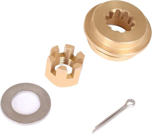 Boat Engine 90506-ZV7-020 010 000 Thrust Washer, 90301-ZV7-000 Castle Nut, 90508-ZV7-000 Spacer, 90758-ZV1-000 Split Pin for Honda 25HP 30HP Outboard Motor Propeller Hardware Kit in Saudi Arabia