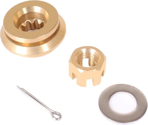 Boat Engine 90506-ZV7-020 010 000 Thrust Washer, 90301-ZV7-000 Castle Nut, 90508-ZV7-000 Spacer, 90758-ZV1-000 Split Pin for Honda 25HP 30HP Outboard Motor Propeller Hardware Kit in Saudi Arabia