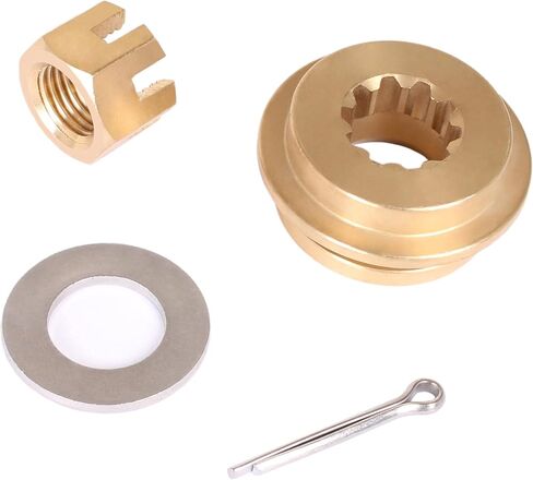 Boat Engine 90506-ZV7-020 010 000 Thrust Washer, 90301-ZV7-000 Castle Nut, 90508-ZV7-000 Spacer, 90758-ZV1-000 Split Pin for Honda 25HP 30HP Outboard Motor Propeller Hardware Kit in Saudi Arabia