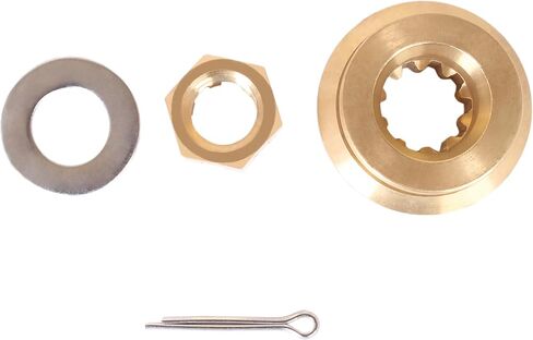 Boat Engine 90506-ZV7-020 010 000 Thrust Washer, 90301-ZV7-000 Castle Nut, 90508-ZV7-000 Spacer, 90758-ZV1-000 Split Pin for Honda 25HP 30HP Outboard Motor Propeller Hardware Kit in Saudi Arabia