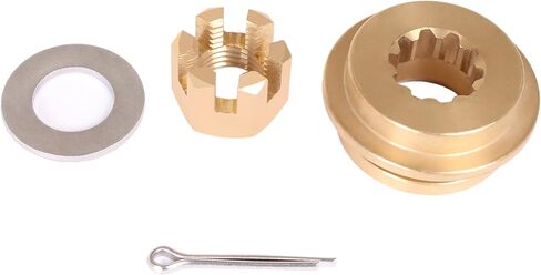 Boat Engine 90506-ZV7-020 010 000 Thrust Washer, 90301-ZV7-000 Castle Nut, 90508-ZV7-000 Spacer, 90758-ZV1-000 Split Pin for Honda 25HP 30HP Outboard Motor Propeller Hardware Kit in Saudi Arabia
