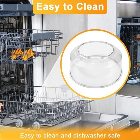 Power Dome Replacement for Nuwave Oven, Advanced Plastic Hood Cover for Nuwave Oven Pro Plus and Elite Oven, Transparent Amber in Saudi Arabia