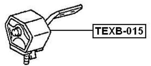 دعم أنبوب العادم Febest Texb-015 OEM 17506-16120 in Saudi Arabia