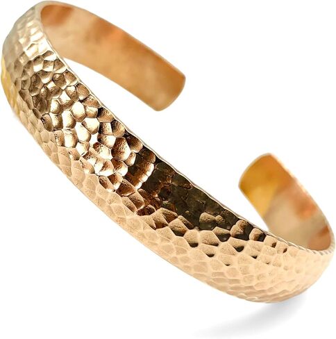 Healing Lama™ Hand Forged 100% Copper Bracelet. Made with Solid and High Gauge Pure Copper. in Saudi Arabia