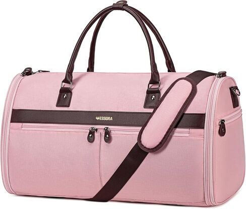 حمل أكياس الملابس للسفر ، حقيبة مزج قابلة للتحويل للنساء للرجال ، 2 في حقيبة واحدة من الدعوى ، حقيبة القراصنة القراصنة مع مقصورة الأحذية وشراب كتف قابلة للفصل in Kuwait