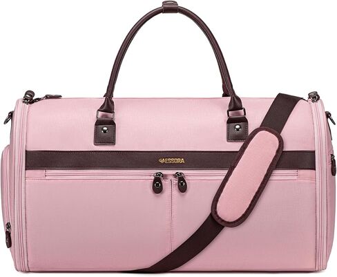 حمل أكياس الملابس للسفر ، حقيبة مزج قابلة للتحويل للنساء للرجال ، 2 في حقيبة واحدة من الدعوى ، حقيبة القراصنة القراصنة مع مقصورة الأحذية وشراب كتف قابلة للفصل in Kuwait