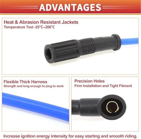 Car Spark Plug Coil Wires Ignition Coil Cable, for Fiat, Punto 1.2 Natural Power Car Engine Ignition Wire in Saudi Arabia